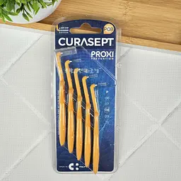 Міжзубний йоржик кутові Curasept Proxi Angle P08, ISO1 (0.8 мм, мандарин), 5 шт