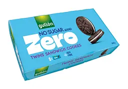 Печиво Gullon Diet Nature Twins Zero какао з ванільною начинкою без доданого цукру 210 г (8410376047011)