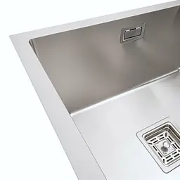 Кухонна мийка Platinum Handmade 780x440x230 L нержавійка (квадратний сифон,3.0/1.0), Нержавіюча сталь - мініатюра 5