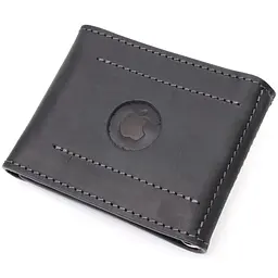 Шкіряний чоловічий гаманець GRANDE PELLE 10х8х0,5 см acs0026936 - мініатюра 2