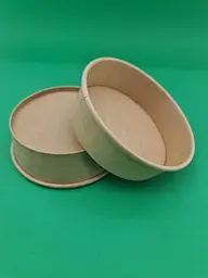 Крафтовий контейнер для салату, 500 мл, KRAFT, 50 штук, для салатів, боулів, гарнірів і доставки - мініатюра 3