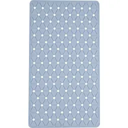 Килимок для ванної Eco Fabric Трикутники 68х37 см блакитний (6837-014)