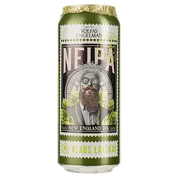 Уцінка. Пиво Volfas Engelman NeIpa, світле, з/б, 5%, 0,5 л 