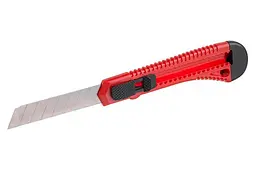 Ніж сегментний висувний будівельний Intertool 18 мм HT-0500 - мініатюра 2