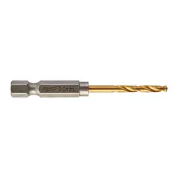 Свердло по металу RedHEX SHOCKWAVE HSS-TiN MILWAUKEE, діаметр 3,0х65х23мм, (10шт), пластикова коробка - мініатюра 2