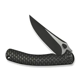 Ніж складаний туристичний Weknife Dracarys, (9.1 см) Böhler M390 / титан 6AL4V чорний - мініатюра 4