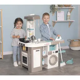 Ігровий набір Smoby Інтерактивний набір 2 в 1 Тефаль Кухня + Пральня (311050) - мініатюра 3