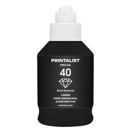 Чорнило Printalist Canon GI-40 для G5040/G6040 190г Black Pigm. (PL40BP) - мініатюра 2