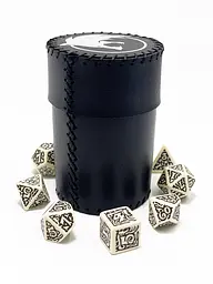 Настільна гра Планета Ігор Чаша для кубиків Вовк (чорна) (Dice cup Wolf black) (pi-dc007) - мініатюра 4