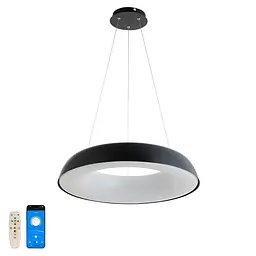 Люстра LED Levistella 797MD6018 (580) BK, 80W, чорний метал, сучасний стиль для дому