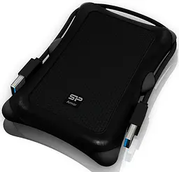 Зовнішній жорсткий диск Silicon Power Armor A30 1 TB Black [SP010TBPHDA30S3A] [69694] - мініатюра 2