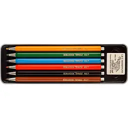 Набір цангових олівців Koh-i-Noor Diamond Pencils 6 шт. у металевій коробці (5217) - мініатюра 2