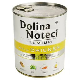 Уцінка. Вологий корм для собак Dolina Noteci Premium з куркою 800 г