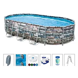 Басейн каркасний Bestway 56719 (610-366-122см) 20241 л