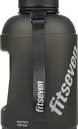 Пляшка для води UZspace Fitseven The King Frosted 2.3 л чорна (6069) - мініатюра 4