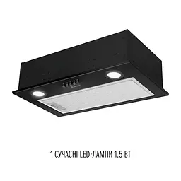 Витяжка повновбудована PERFELLI BI 5212 BL LED - мініатюра 5
