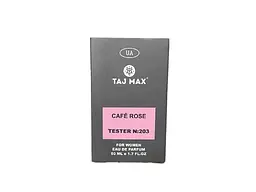 Парфумована вода для жінок TAJ MAX 50 мл тестер №203 TOM FORD CAFE ROSE