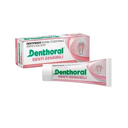 Зубна паста для чутливих зубів Denthoral Dentifricio Sensitive Teeth 75 мл