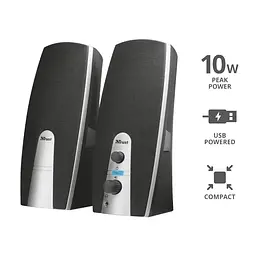 Комп'ютерні колонки Trust Mila Speaker Set Black - мініатюра 8