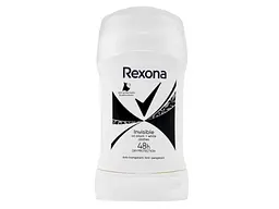 Дезодорант-антиперспірант REXONA 50мл Невидимий на чорному і білому