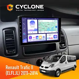 Штатна магнітола Renault Trafic 2011-2014 Cyclone C10-011 4x64, DSP Cyclone (НФ-00009586)