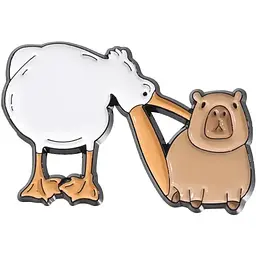 Значок Мем Капібара Capybara 4 см P MEM 14
