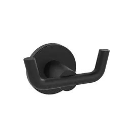 Гачок подвійний Zerix Delux M1305-2A black ZX4650, Чорний
