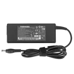 Блок живлення для ноутбука TOSHIBA 19V, 4.74A, 90W, 5.5x2.5мм, прямий роз'єм, black (без кабеля!)