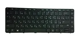 Клавіатура для HP ProBook (430 G3, 440 G3, 430 G4, 440 G4, 445 G3) Чорна, (Чорна рамка) - мініатюра 2