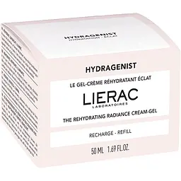 Крем-гель для обличчя Lierac Hydragenist Rehydrating Radiance, змінний блок, 50 мл