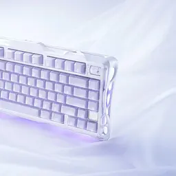 Клавіатура GravaStar Mercury K1 80keys Kailh Cheery Pink EN/UKR BT/WL/USB Lavender Purple (GSK1_PL) - мініатюра 11