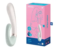 Вібратор-кролик Satisfyer Heat Wave 20 см м'ятний - мініатюра 2
