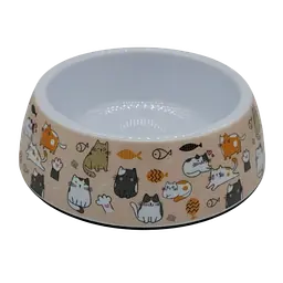 Меламінова миска для котів Derby AH002 Cats&Fish, L