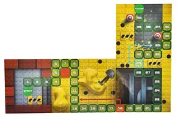 Конструктор блоковий QB300-204 "Block&Steps: Мегабудівник" + ходилка та меморі гра 3в1, 125дет. qbee - мініатюра 10