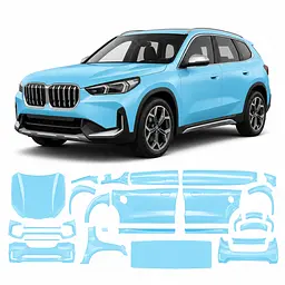 Антигравійна захисна бронеплівка за лекалами для BMW X1 U11 2022- повний кузов