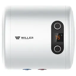 Водонагрівач Willer Horizon, 2 кВт, мокрий ТЕН, 30 л, циліндричний, горизонтальний, білий (EH30RI-Horizon)