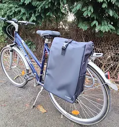 Багажна велосумка, велосипедна сумка 15L Trizand чорна - мініатюра 5