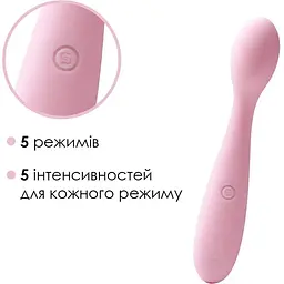 Стимулятор клітора та точки G Svakom Keri Pale Pink - мініатюра 3