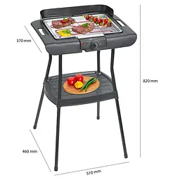 Гриль-барбекю CLATRONIC BQS 3508 Black - мініатюра 2
