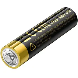 Батарейки Hoco JA2 AAA LR03 Alkaline 10 pcs Black - мініатюра 6