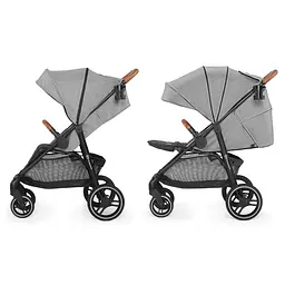 Прогулянкова коляска Kinderkraft Grande LX Gray - мініатюра 2