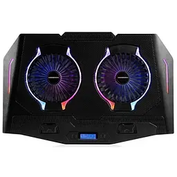 Підставка для ноутбука до 17 SILENT FAN MC-CF-21-RGB Black Modecom teh0023880 - мініатюра 2