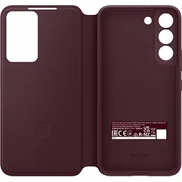 Оригінальний чохол-книжка Samsung Smart Clear View Cover для Galaxy S22 Plus (6.6") Burgundy EF-ZS906CEEGRUduplication - мініатюра 8