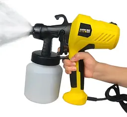 Електричний розпилювач для фарби Electric Paint Sprayer 500 Вт ручний прилад пульверизатор, розпилювач 800 мл краскопульт 3 ступеня розпилення - мініатюра 3