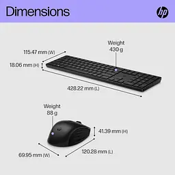 Комплект HP 650 Wireless UA Black (4R013AA) - мініатюра 9