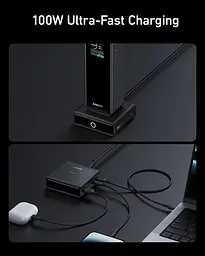 Мережевий зарядний пристрій Charging Base for Anker Prime 100W Black Anker teh0026816 - мініатюра 5