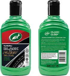 Відновник поверхонь гель поліроль для пластику та гуми Turtle Wax Black in a Flash 300 мл (52855/18458) - мініатюра 7