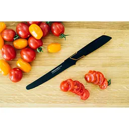 Ніж кухонний Fiskars Edge для томатів 12 см Black (1003092) - мініатюра 5