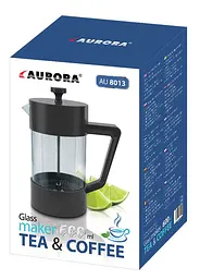 Заварник френч-прес Aurora AU 8013 600 мл - мініатюра 2