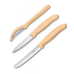 Набір ножів Victorinox SwissClassic Paring Set 3 шт Universal Orange (6.7116.31L92) - мініатюра 1